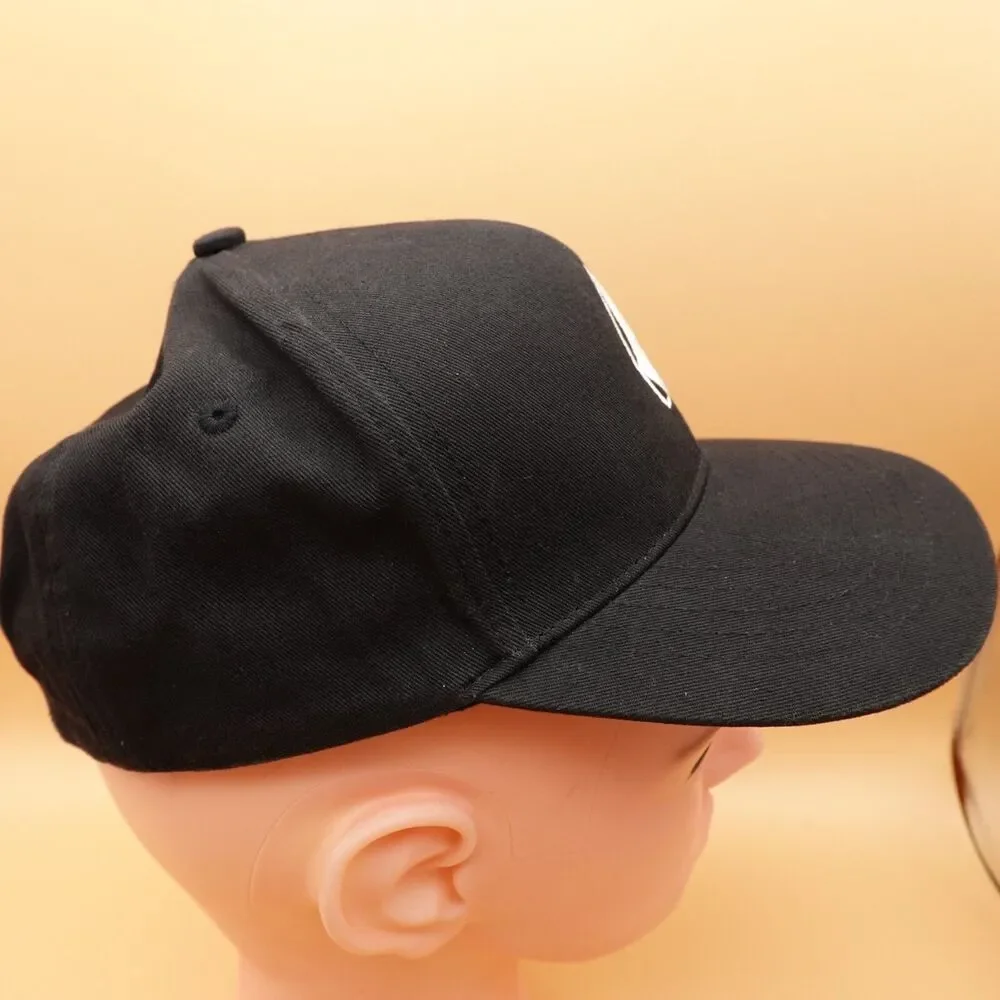 Volcom Hat Cap Stone Tech Logo Snapback Black Adjustable Skate